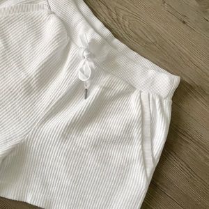 White Aerie Lounge Shorts